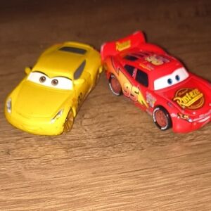 Disney Pixar Cars Diecast Lot - Lightning McQueen & Cruz Ramirez (Mattel 1:55)